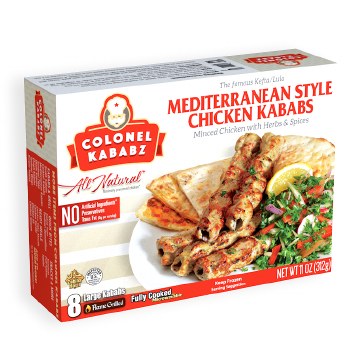 CHICKEN M. KEFTA KABAB 8ct